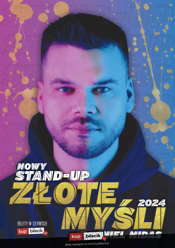 Puławy Wydarzenie Stand-up Nowy program ZŁOTE MYŚLI